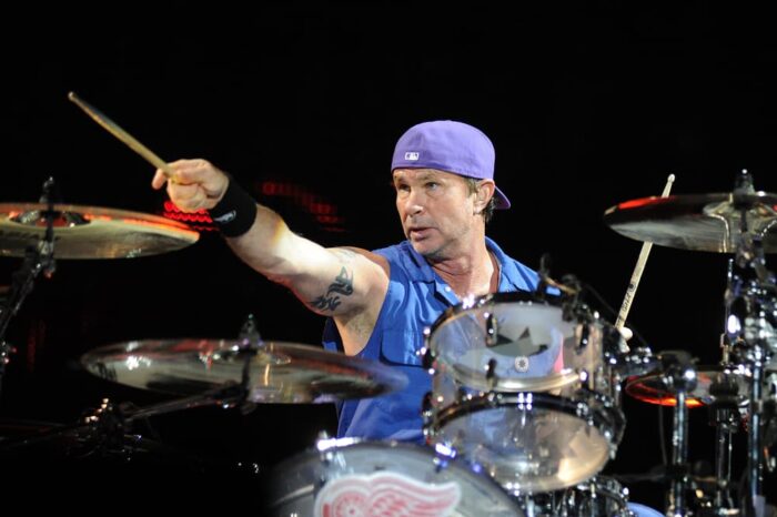 Chad Smith of Red Hot Chili Peppers in Concert at Rocket Mortgage Fieldhouse (Quicken Loans Arena), Concert Photography © Amy Weiser, Photographer