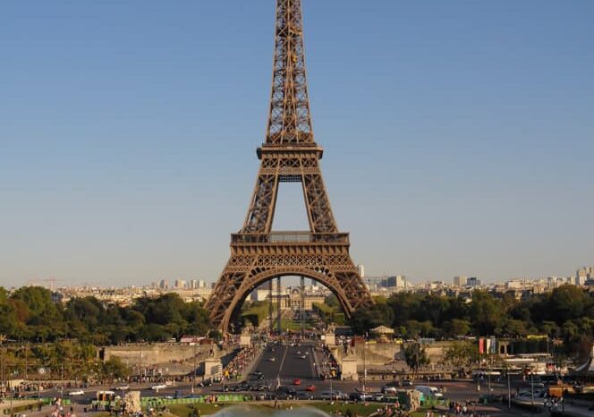 Eiffel Tower in Paris, France, Landmark Travel Photography © Amy Weiser, Photographer