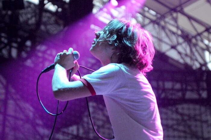 Cage the Elephant in Concert at Tower City Amphitheater, Concert Photography © Amy Weiser, Photographer