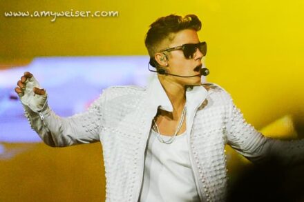 Justin Bieber in Concert at Rocket Mortgage Fieldhouse (Quicken Loans Arena), Concert Photography 2013 © Amy Weiser, Photographer