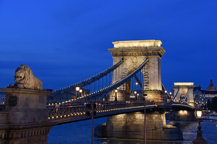 Budapest, Hungary Chain Bridge, Travel Photography © Amy Weiser, Photographer
