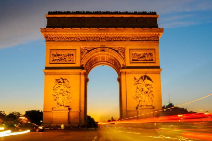 L'arc de Triomphe Landmark in Paris, France, Travel Photography © Amy Weiser, Photographer