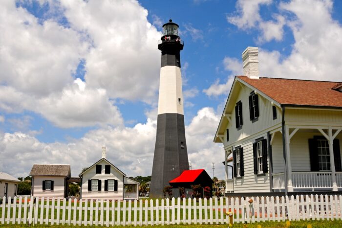Tybee Island Lighthouse, Tybee Island, GA Landmark, Travel Photography © Amy Weiser, Photographer